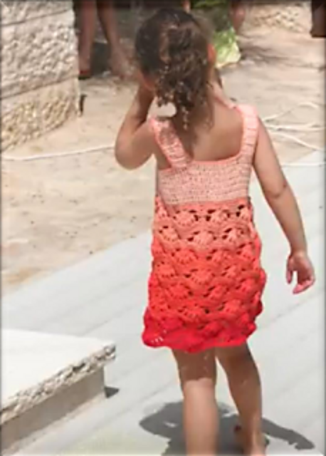 Girl’s Spring Wavy Little Dress