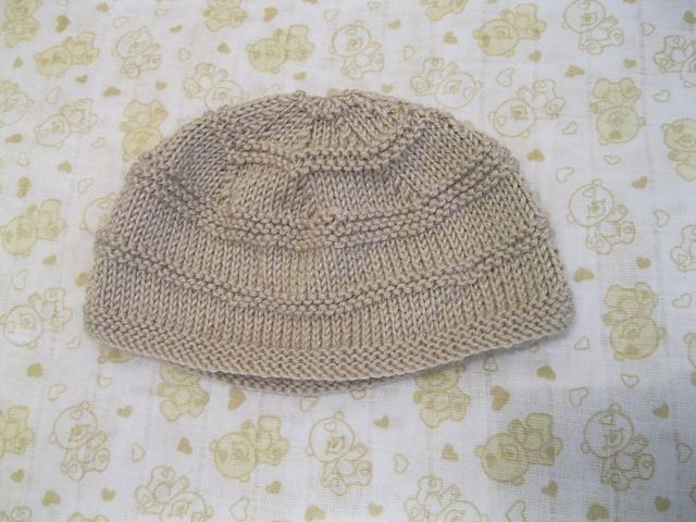 Garter Stitch Ridge Hat