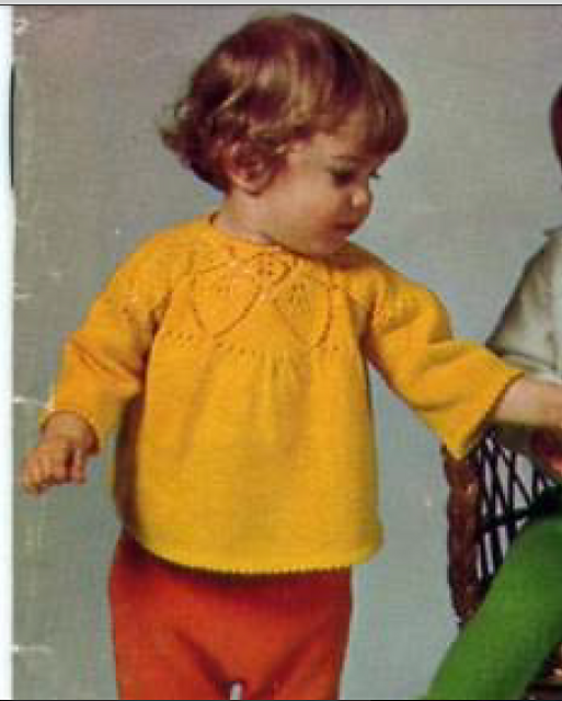 Knitted Petal Smock & Leggings #B-639