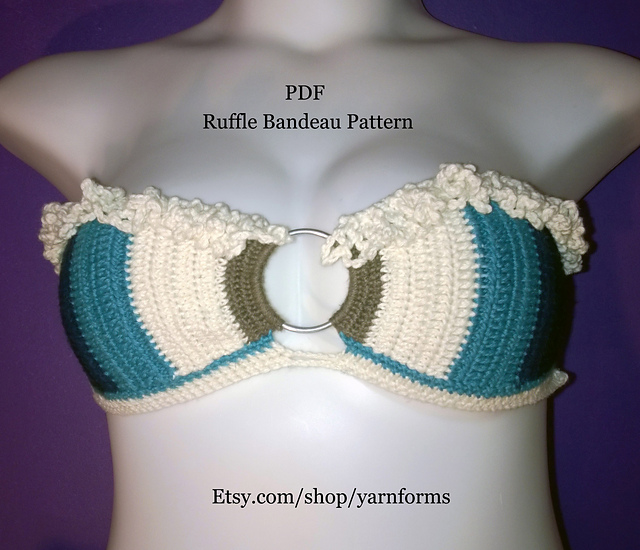 Ruffled Bandeau