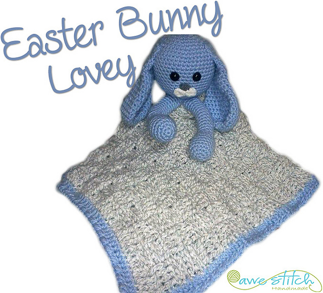 Ravelry: Easter Bunny Lovey pattern by Awe Stitch