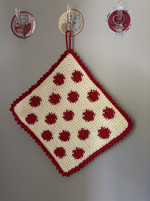 Polka Dot Potholder