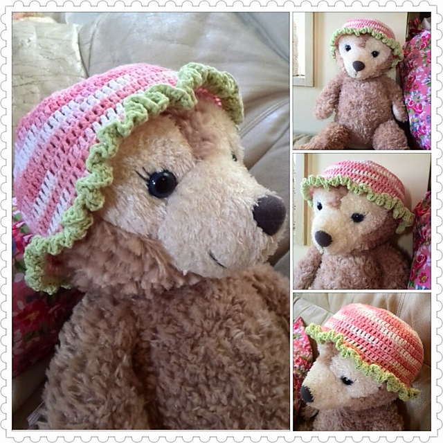 Easy Newborn Hat/長編みだけで編める簡単かぎ針ベビー帽子