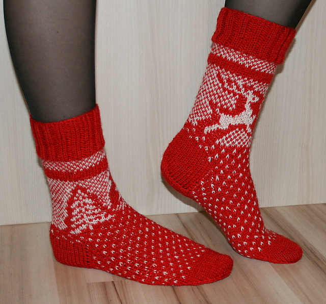70 green-white socks