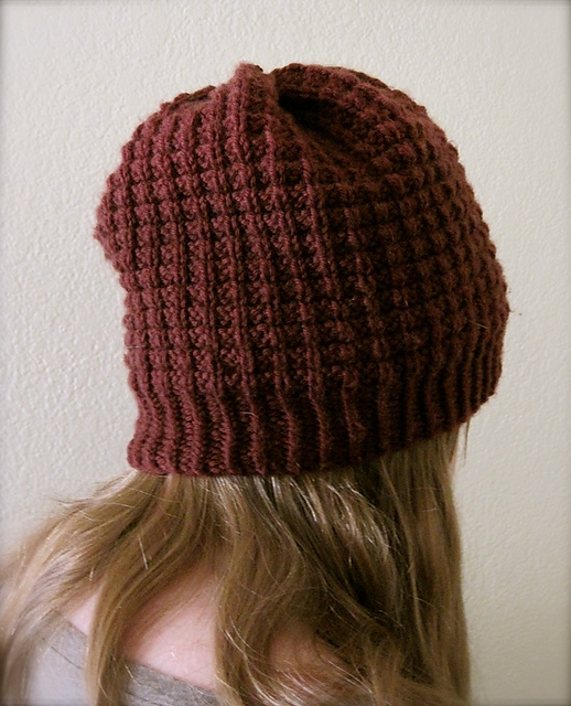 Basic Waffle Stitch Beanie