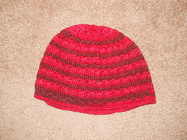 Striped Shell Hat