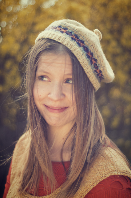 White Swan Beret