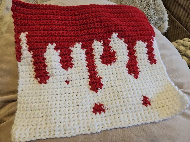 Blood Drip Tapestry 40x40
