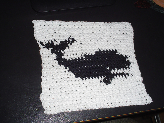 Whale Afghan Square