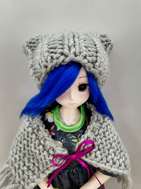 Arctic hat rib stitch for dolls