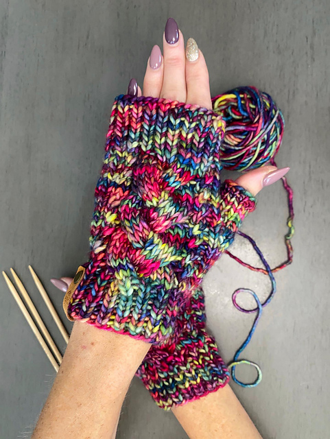 Fjord Fingerless Mitts