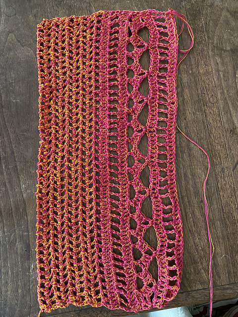 Lucifer stitch motif