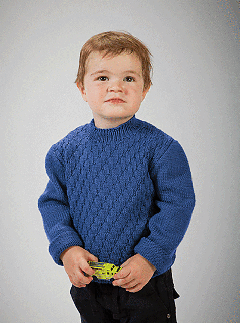 PT 8532 - Textured Front Kids Jumper