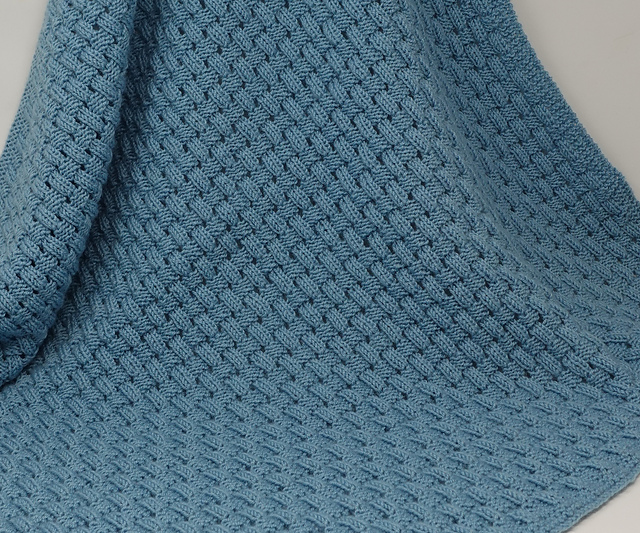 Babydecke/baby blanket *Flechtmuster*