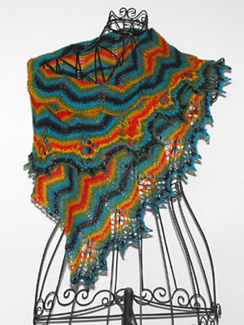 Schal / scarf *Zauberfisch* 