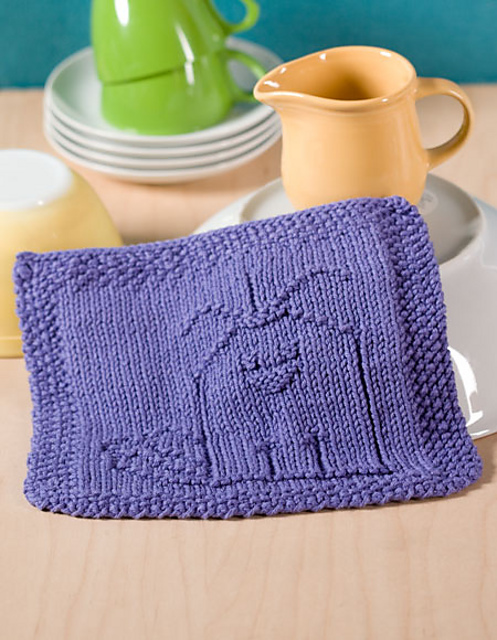 Put a Birdie on it Dishcloth