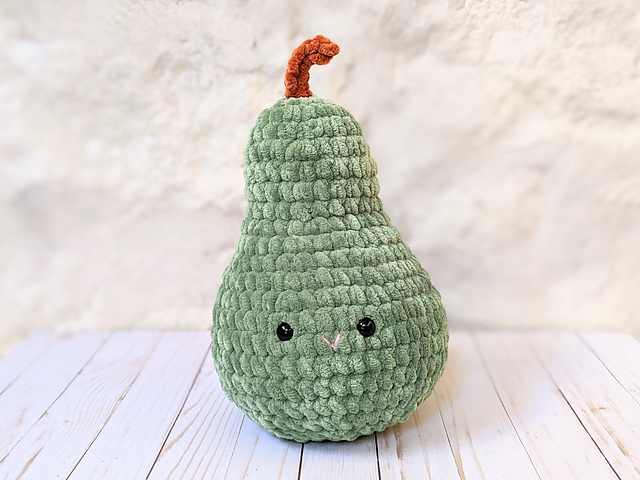 Jumbo Pear Decor Pillow