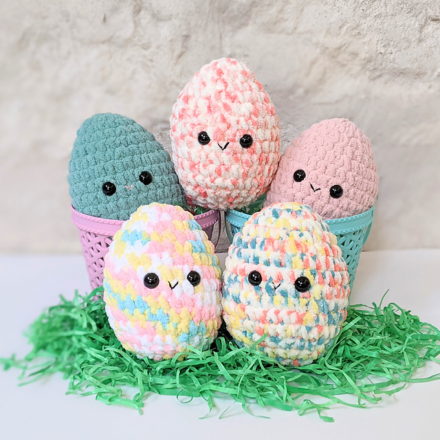 Crochet Jumbo Easter Eggs