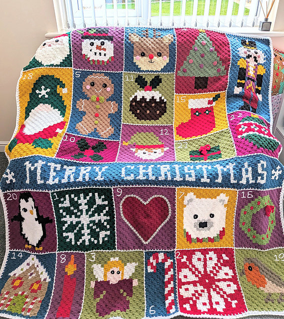 Mega Christmas Advent Blanket