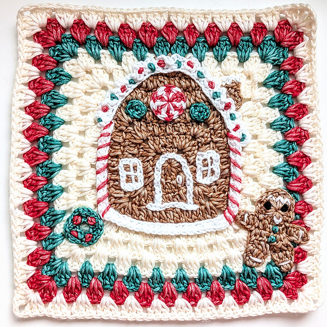 Gingerbread Granny square