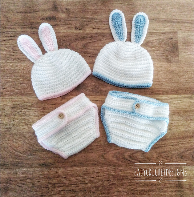 Easter Bunny Hat set