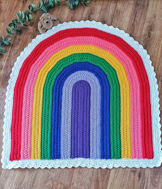 Cloudy Bo Rainbow Blanket