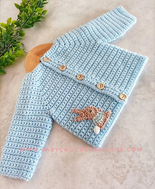 Simple Playday Baby Cardigan