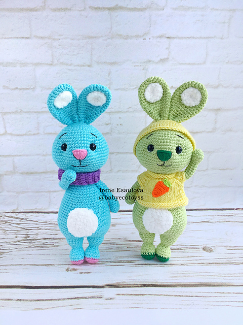 Easter bunny Charlie with clothes