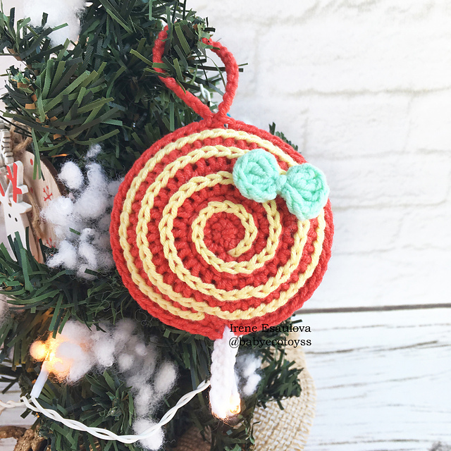 Christmas ornament Berry lollipop