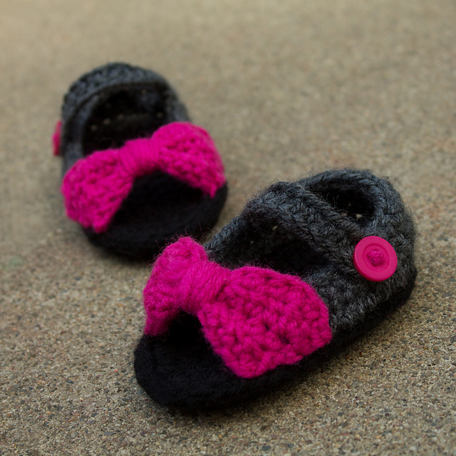 Peep Toe Baby Shoes