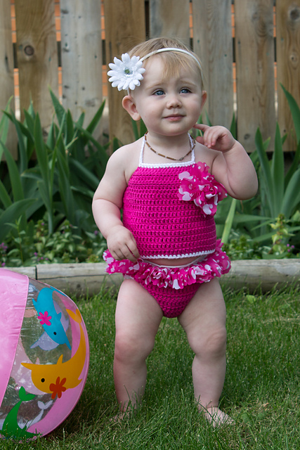 Ravelry: Baby Ruffle Swim Suit pattern by Melissa
