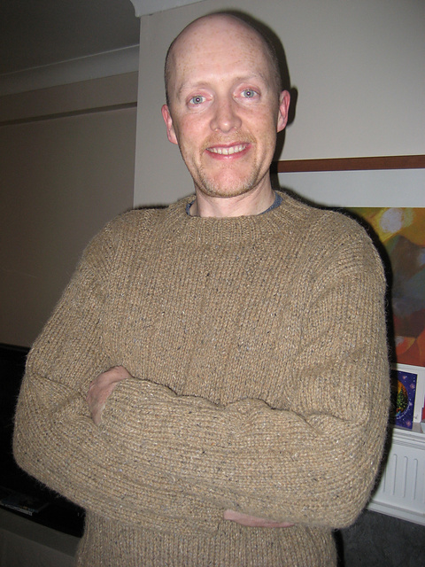 Sweater with Half Zip or Round Neck