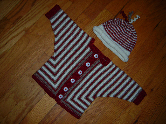 Mitred U Baby Jacket