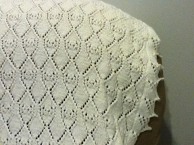 Lace Centred Shawl