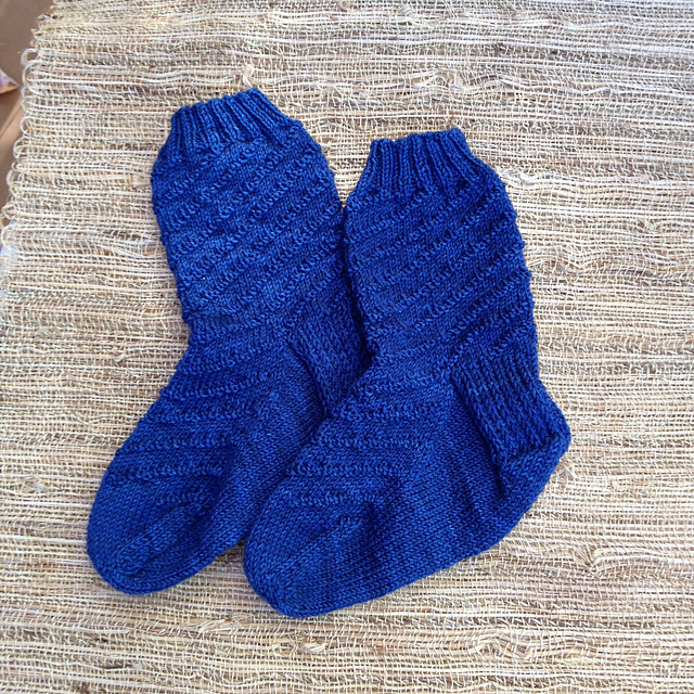 Keiko's Spiral Socks