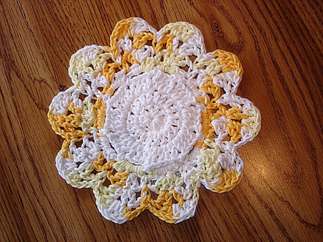 Flower Dishcloth