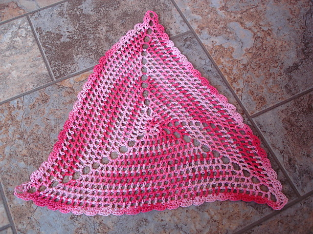 Golden Triangle Dishcloth