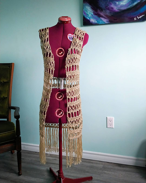 Hugs and Kisses Boho Chic Vest
