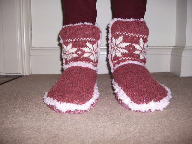 Snowflake Slippers