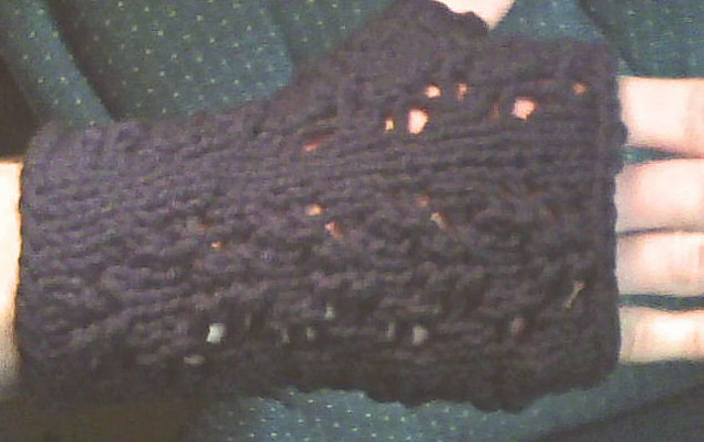 Lace Fingerless Gloves with after thought thumb