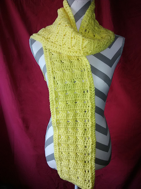 Daffodil Yellow Scarf