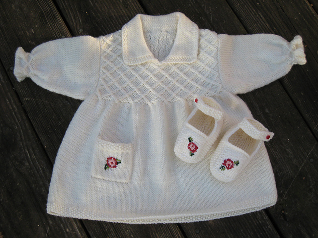 Smock Dress and Shoes