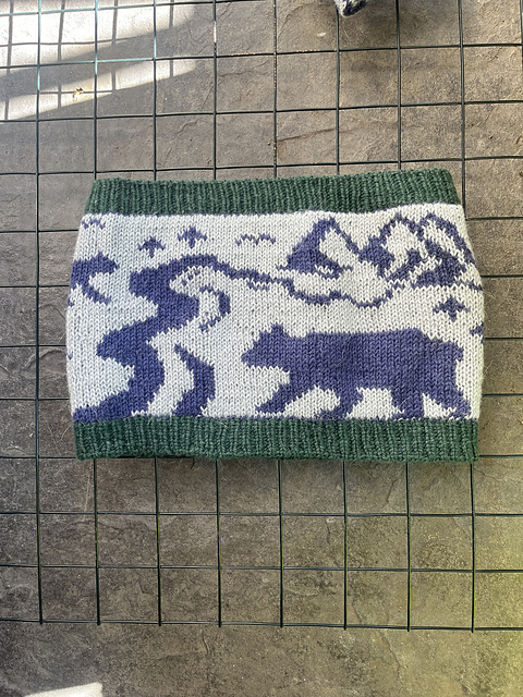 Forest Double Knit Cowl
