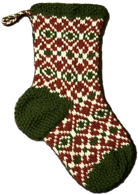 Holiday Hearts Stocking