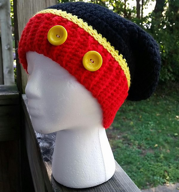 Mickey Mouse-Inspired Slouch Hat