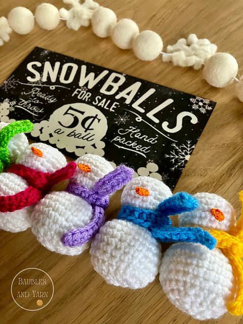 Snowmen Garland