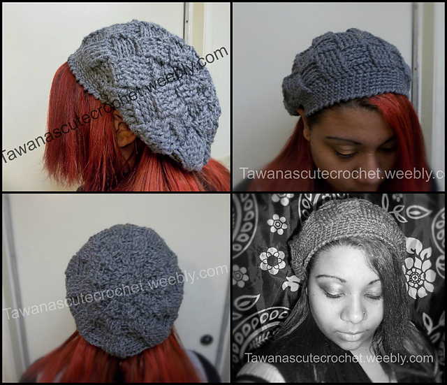 Basket Weave Beret