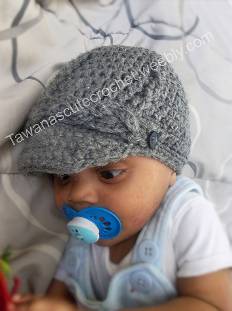 Newsboy Cabled Cap