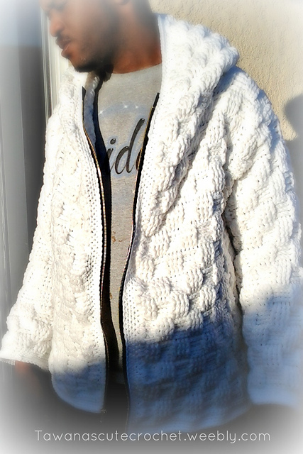 Basket Weave Hoodie