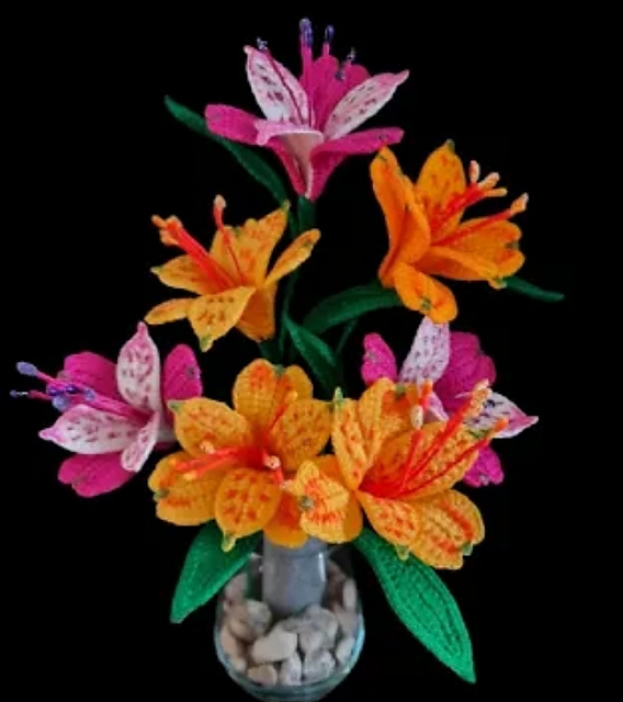 Ravelry: Crochet Alstroemeria flower pattern by T Jaik